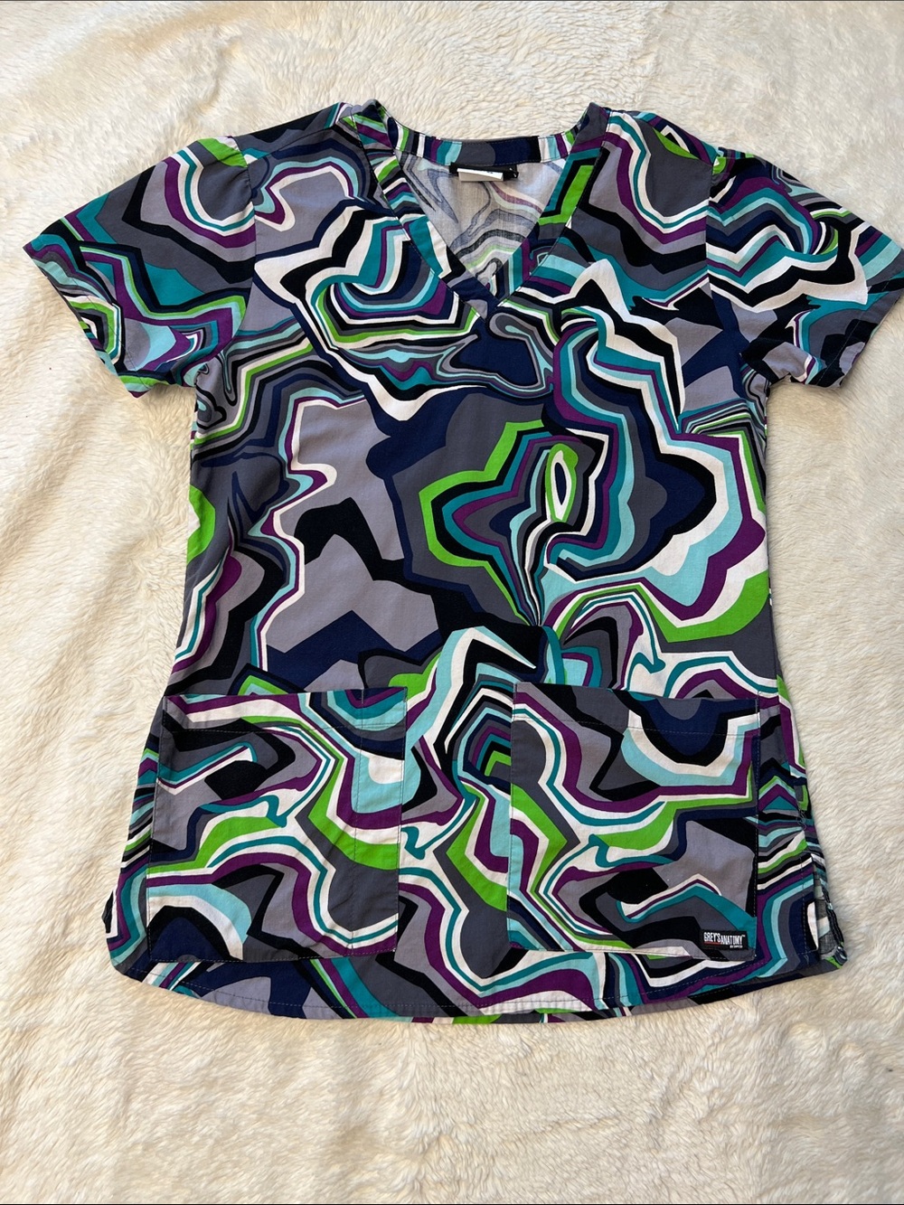 Greys Anatomy Scrubs XS Top